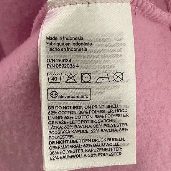 Keith Haring H&M Pink Hoodie with Heart Detail - Picture 5 of 7